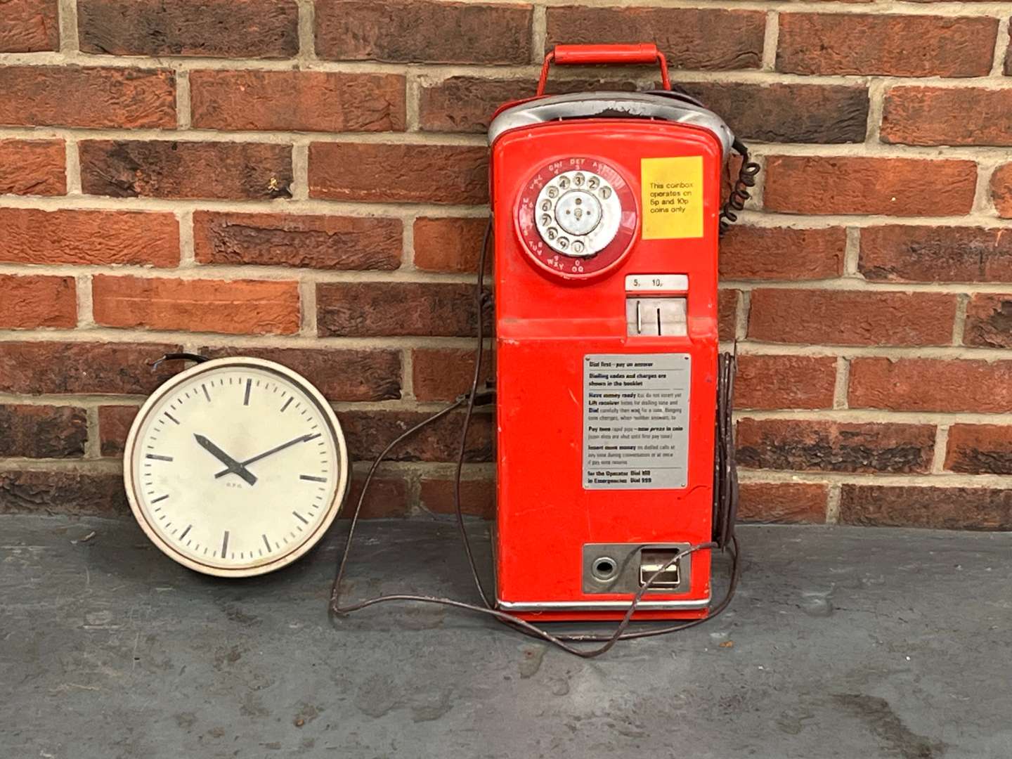 <p>GPO Electric Clock and Pay Phone (2)</p>