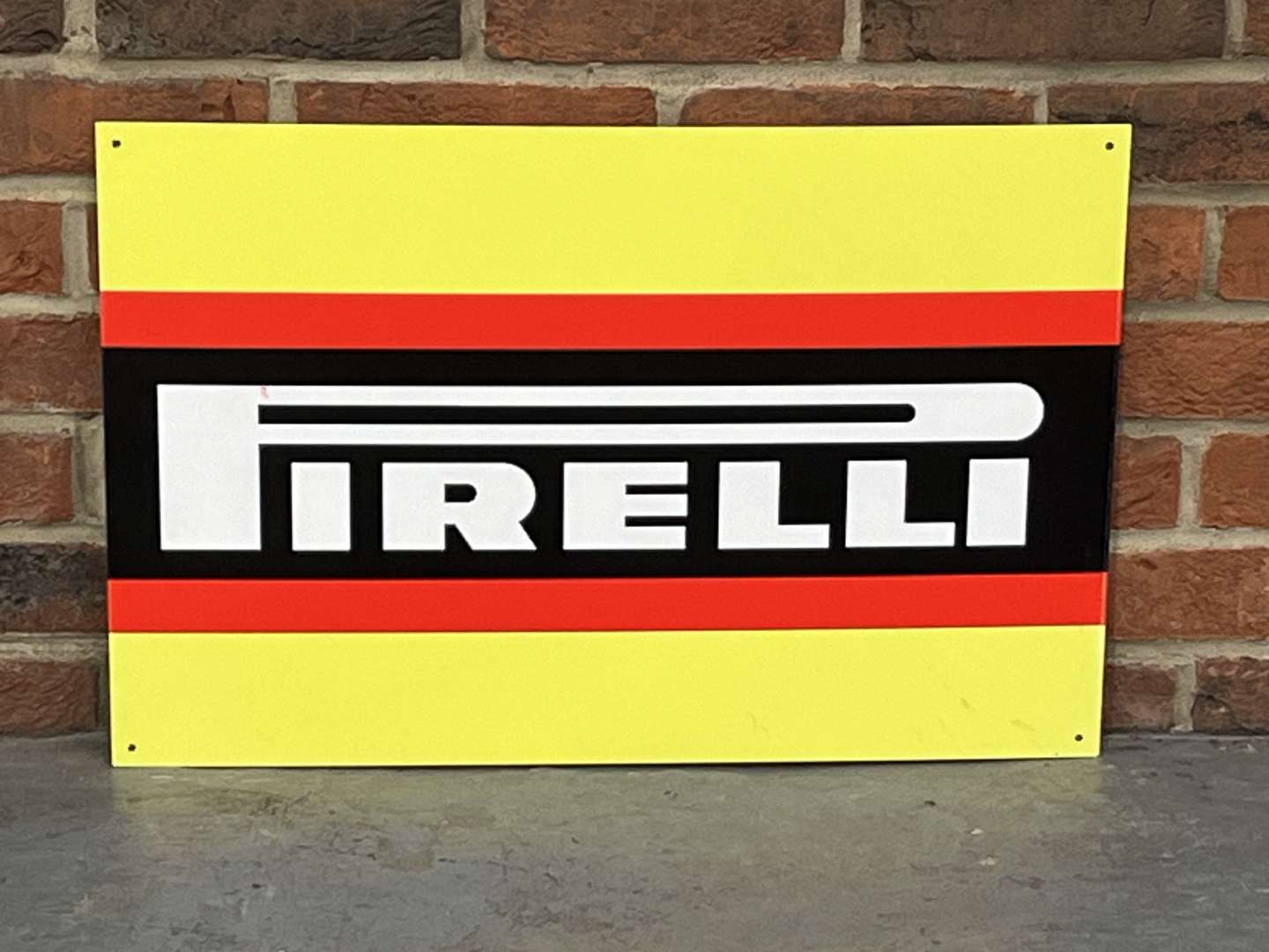 <p>Pirelli Metal Sign</p>
