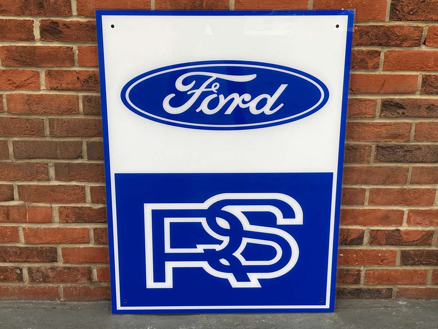 <p>Ford RS Dealership Perspex Sign</p>