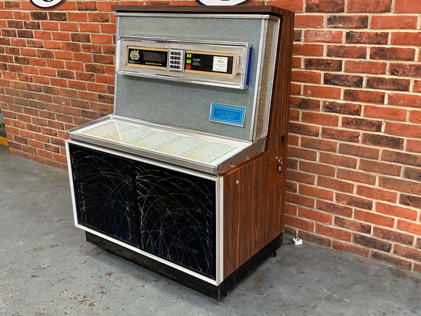 <p>Luna Landings Seeburg Select-O-Matic Juke Box - 1969</p>