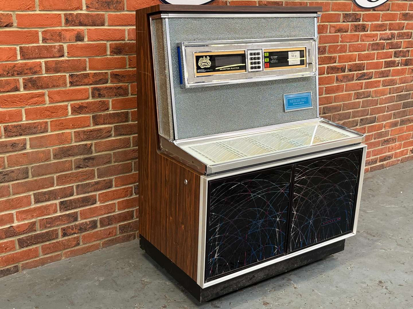 <p>Luna Landings Seeburg Select-O-Matic Juke Box - 1969</p>