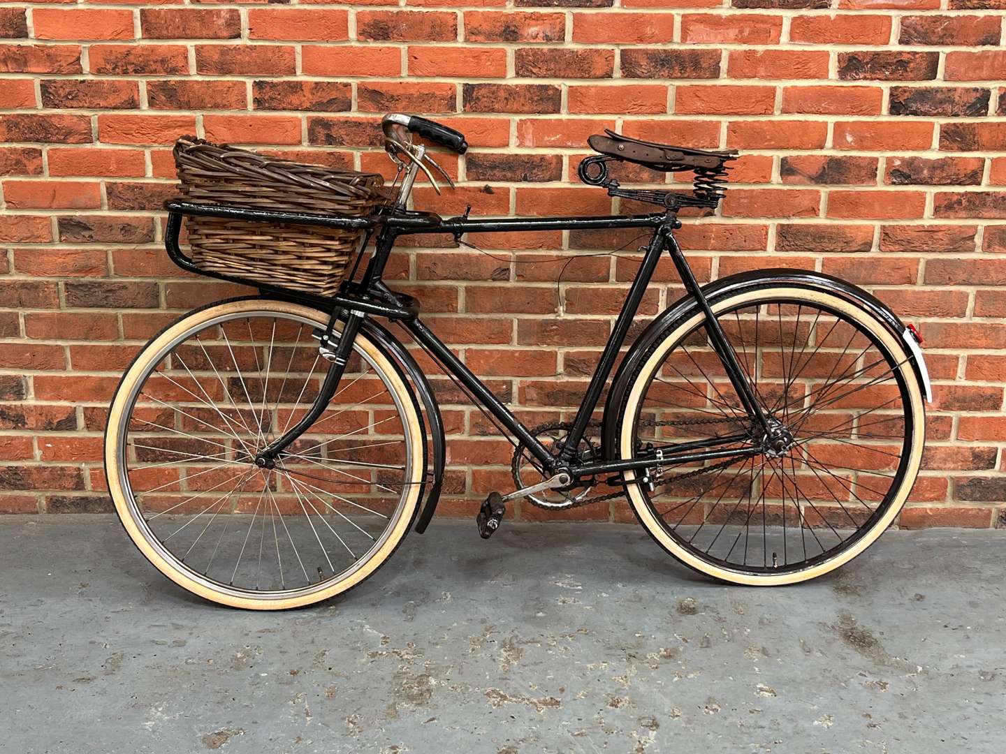 <p>Vintage Trade Bike and Basket</p>