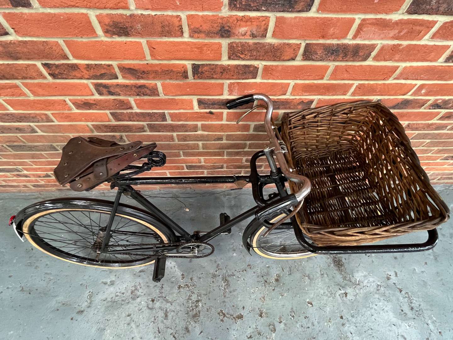 <p>Vintage Trade Bike and Basket</p>