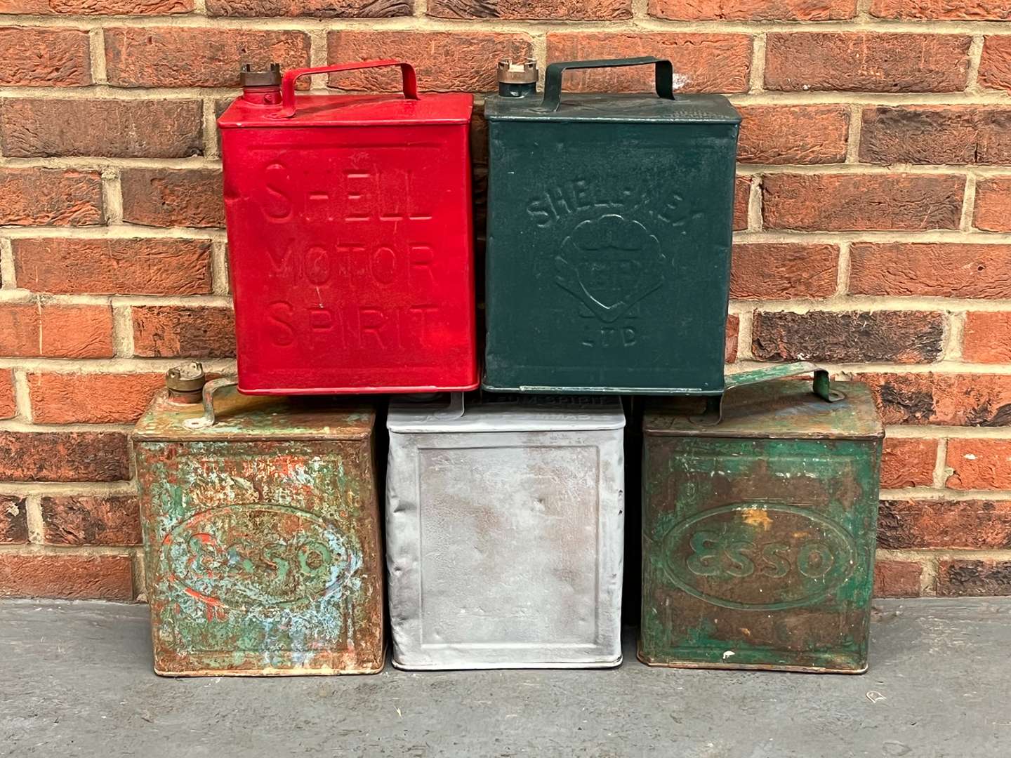 <p>Five Two Gallon Fuel Cans</p>
