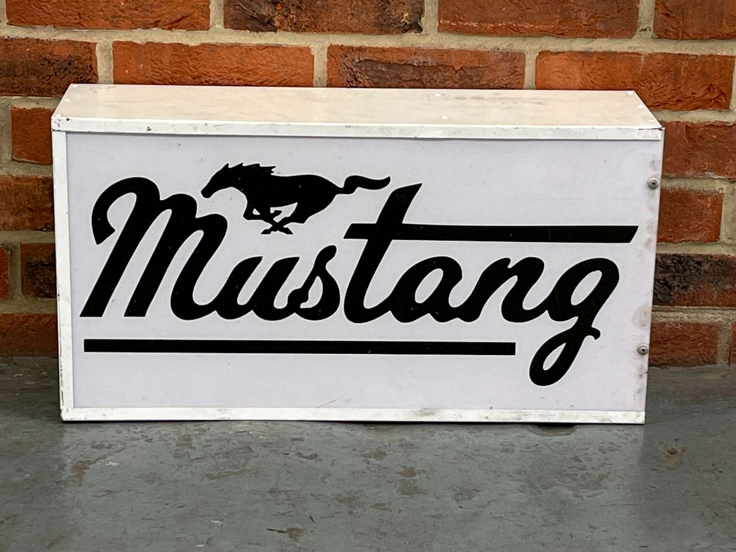 <p>Mustang Made Light Box</p>