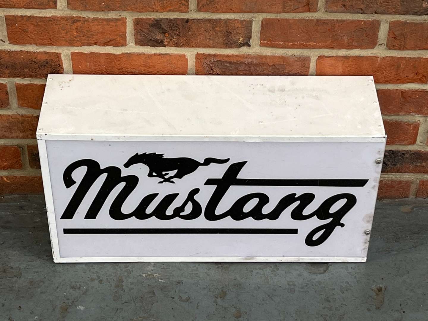 <p>Mustang Made Light Box</p>