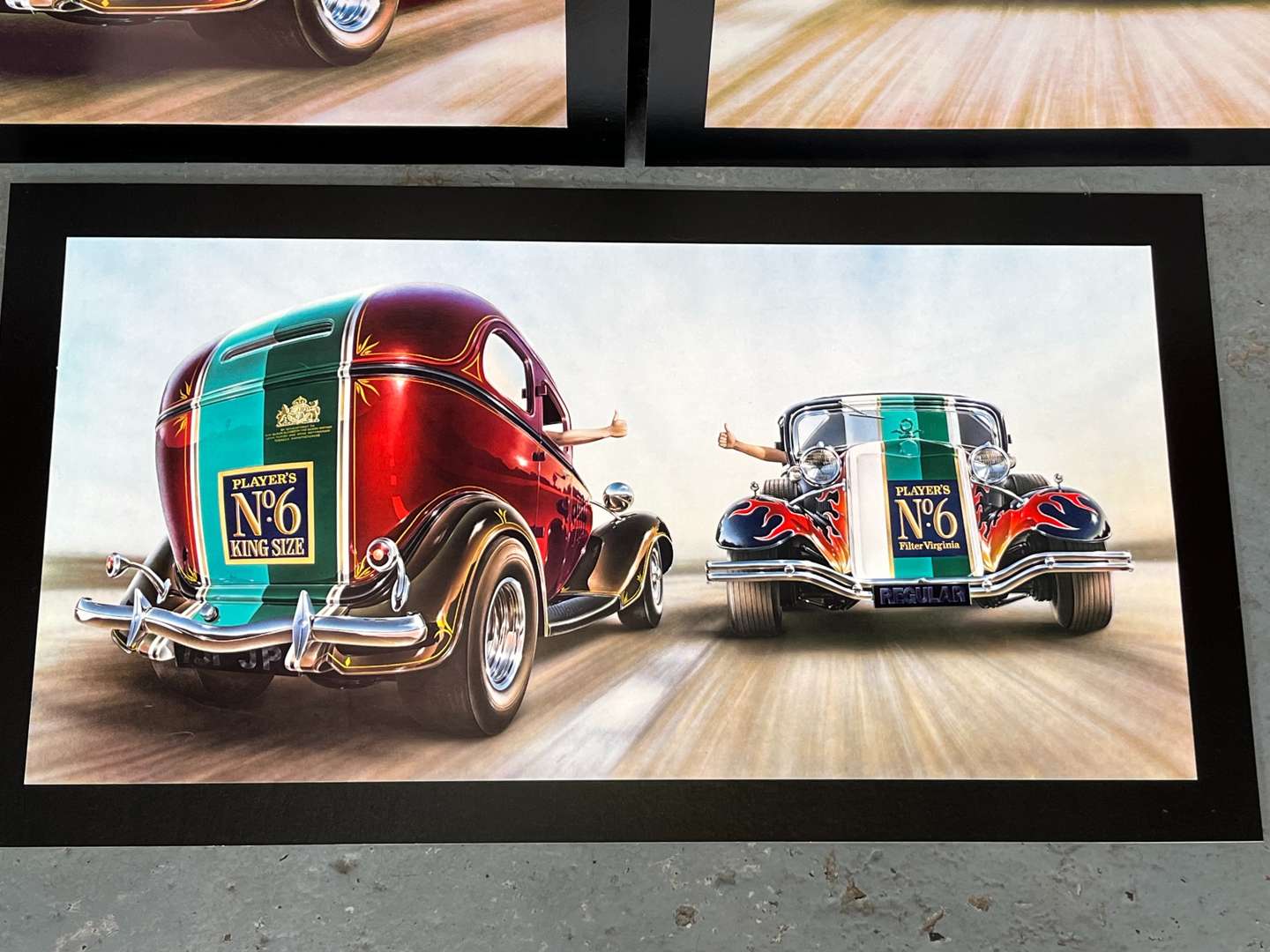<p>Three Hot Rod Players No6 Mounted Posters</p>
