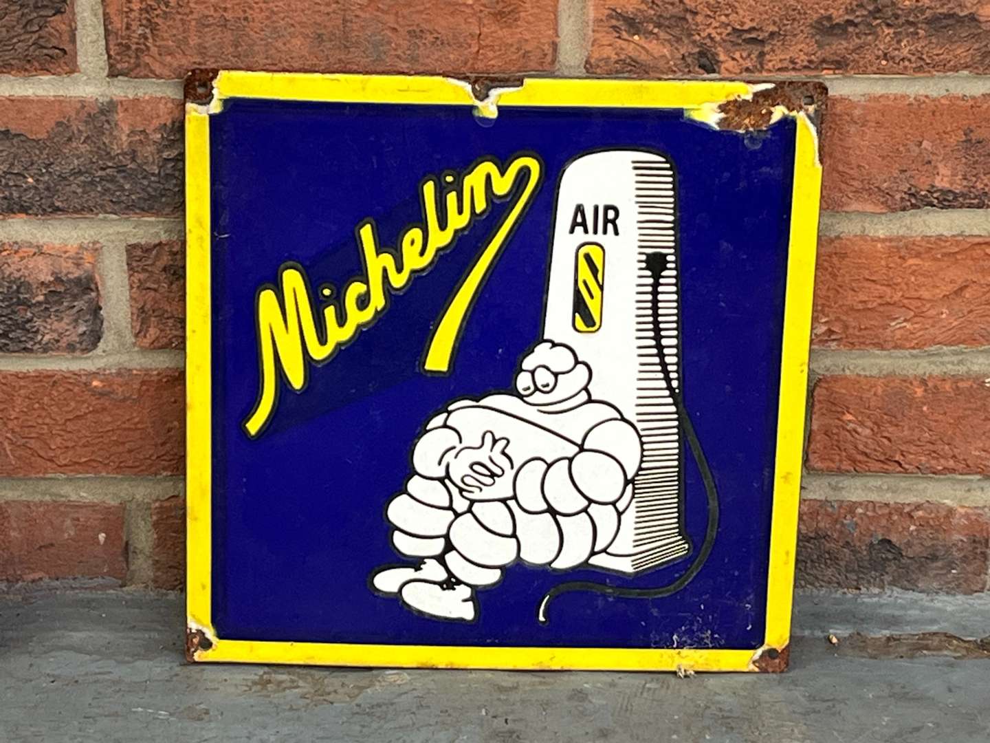 <p>Michelin Air Enamel Sign</p>