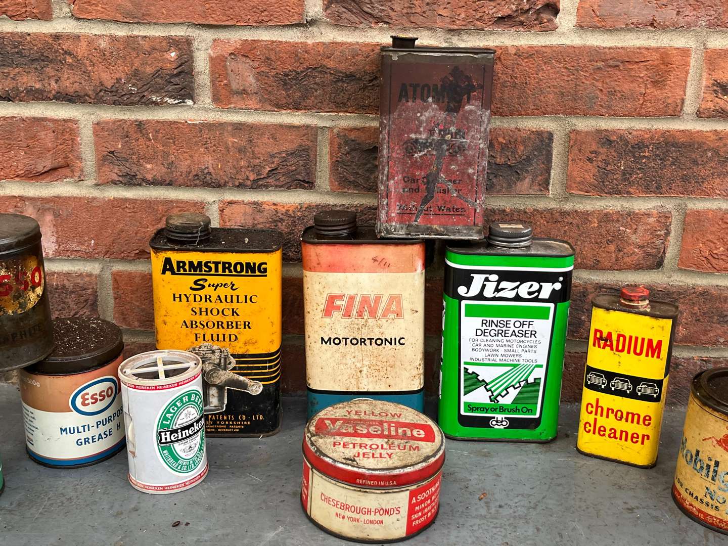 <p>Mixed Lot Of Oil Cans Etc</p>