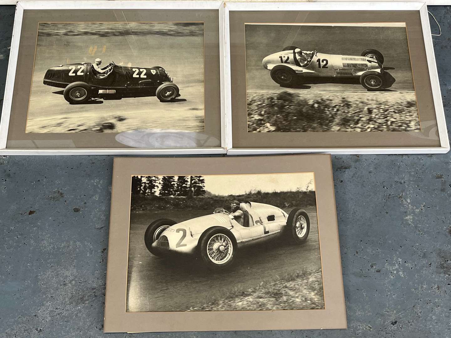 <p>Six Framed Classic Racing Prints</p>