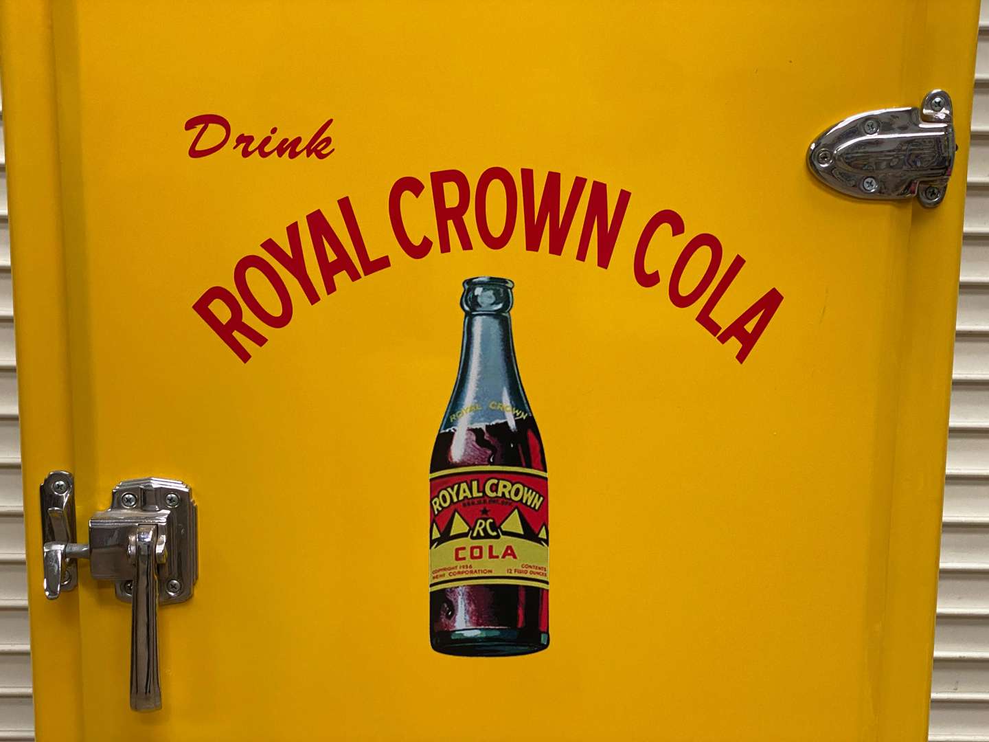 <p>Frigidaire “Royal Crown Cola” fridge</p>