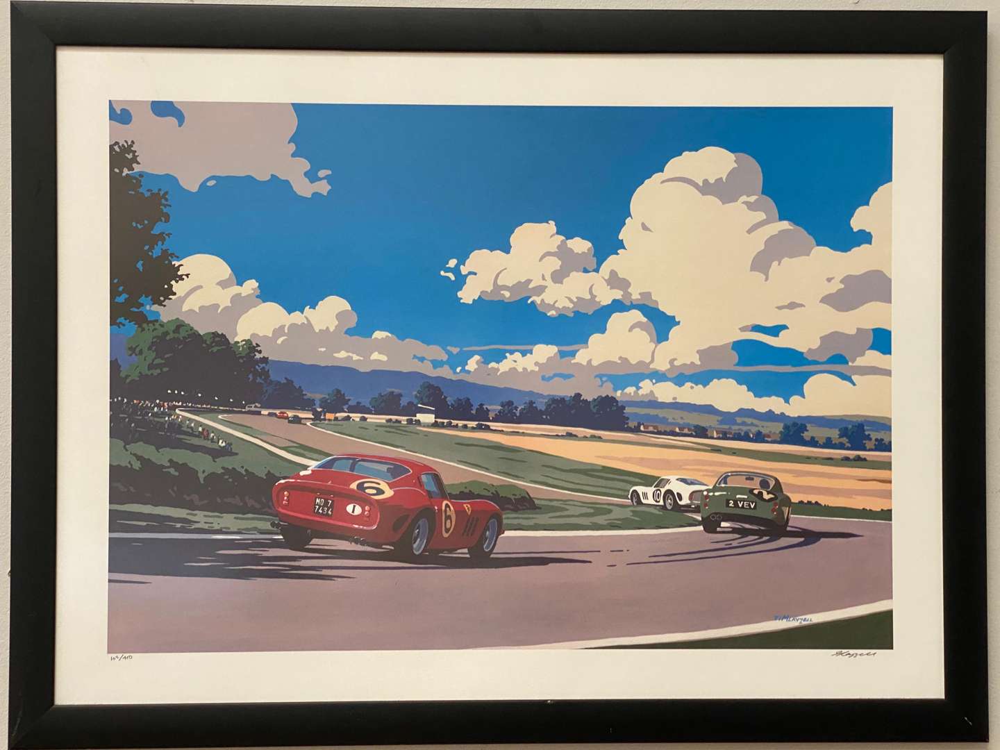 <p>TIM LAYZELL, “Summer at Goodwood”, signed, limited edition print</p>