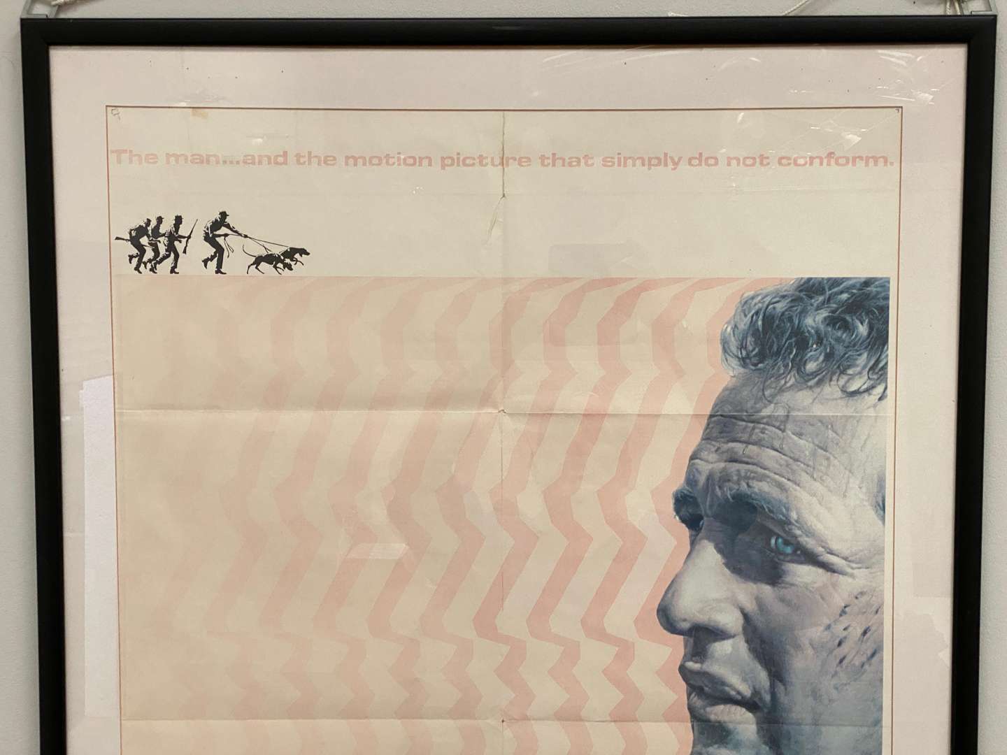 <p>“COOL HAND LUKE”, 1967, Paul Newman, a framed, original film poster</p>