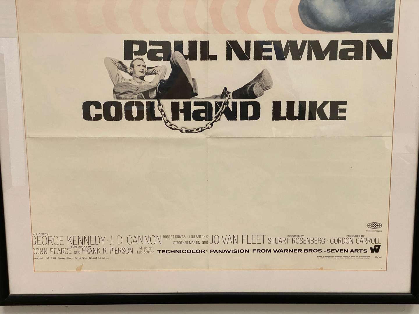 <p>“COOL HAND LUKE” framed, original film poster.</p>