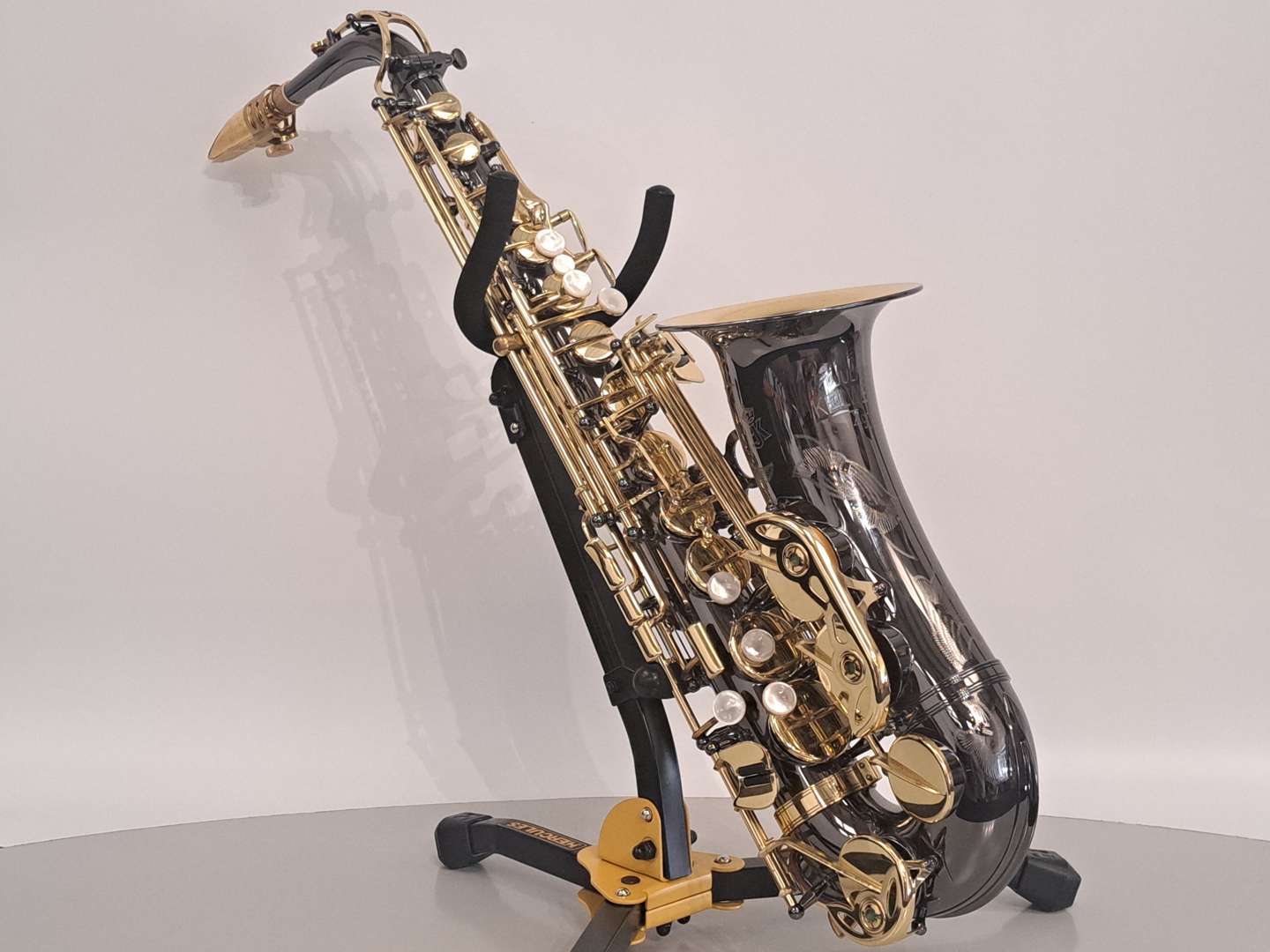 <p>JULIUS KEILWERTH, SX90R, “Shadow”, Black Nickel Saxophone,</p>