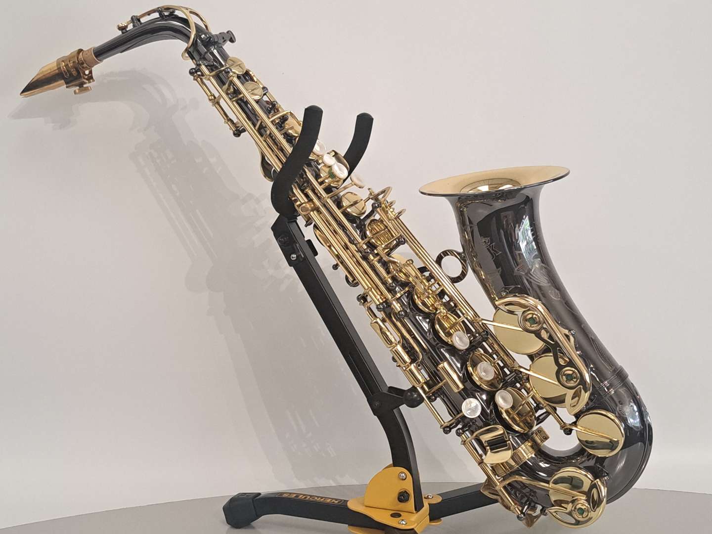 <p>JULIUS KEILWERTH, SX90R, “Shadow”, Black Nickel Saxophone,</p>