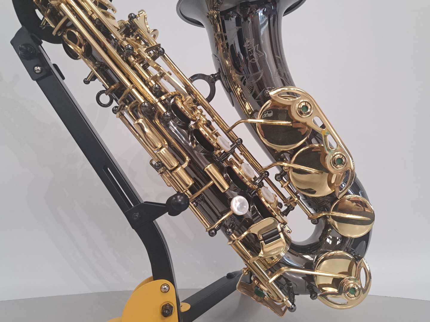 <p>JULIUS KEILWERTH, SX90R, “Shadow”, Black Nickel Saxophone,</p>