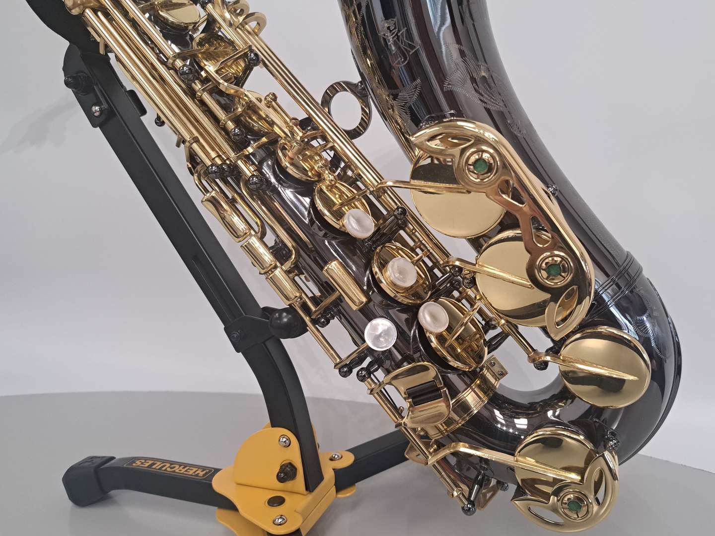 <p>JULIUS KEILWERTH, SX90R, “Shadow”, Black Nickel Saxophone,</p>