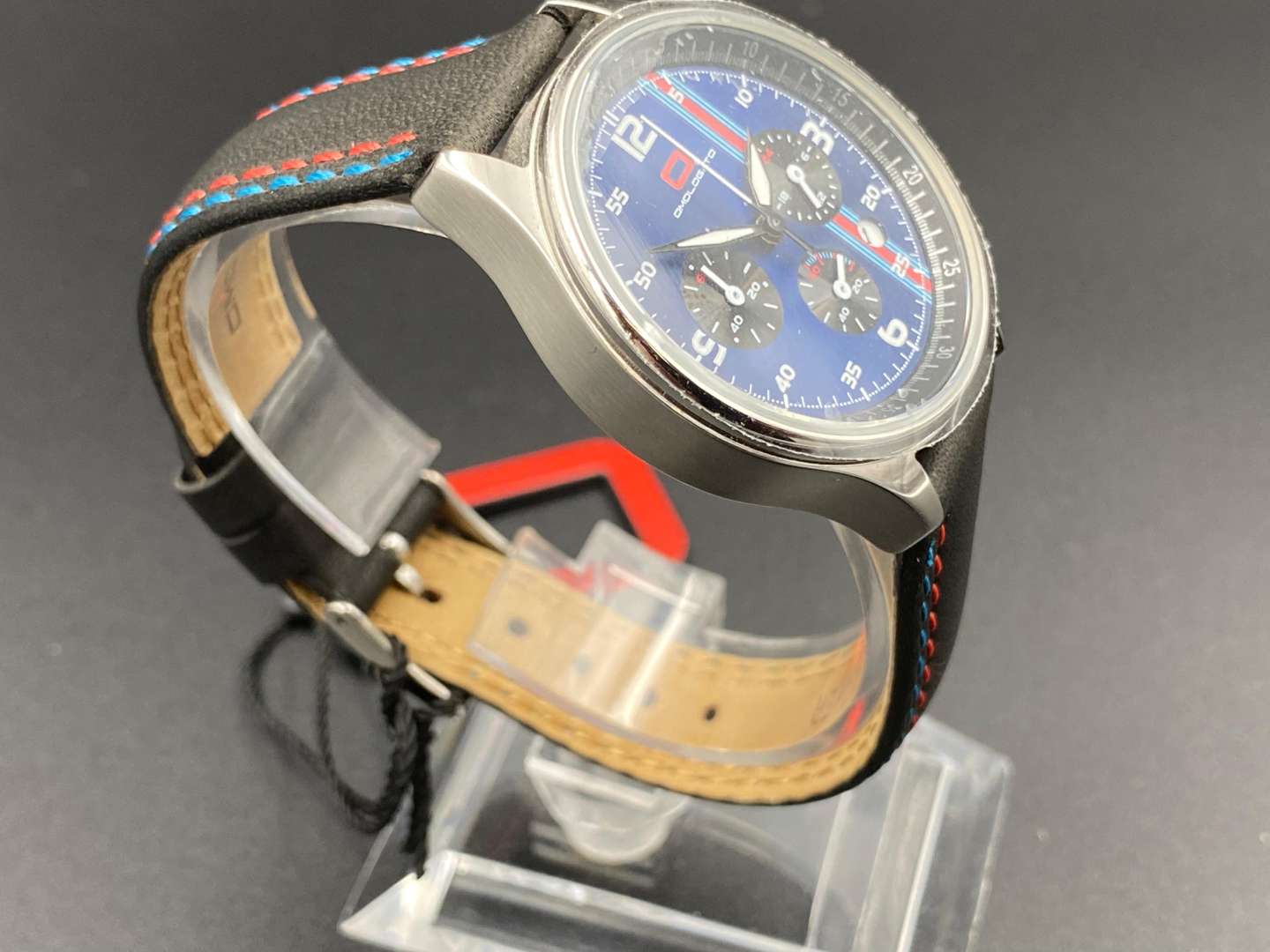 <p>OMOLOGATO, “Racing Chrono”, stainless steel, chronograph wristwatch,&nbsp;</p>