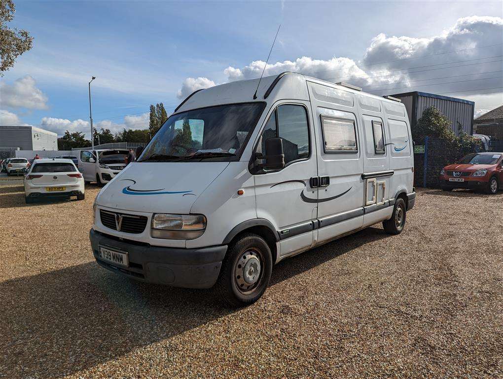 <p>2001 VAUXHALL MOVANO DTI 3500 LWB - DAY VAN</p>