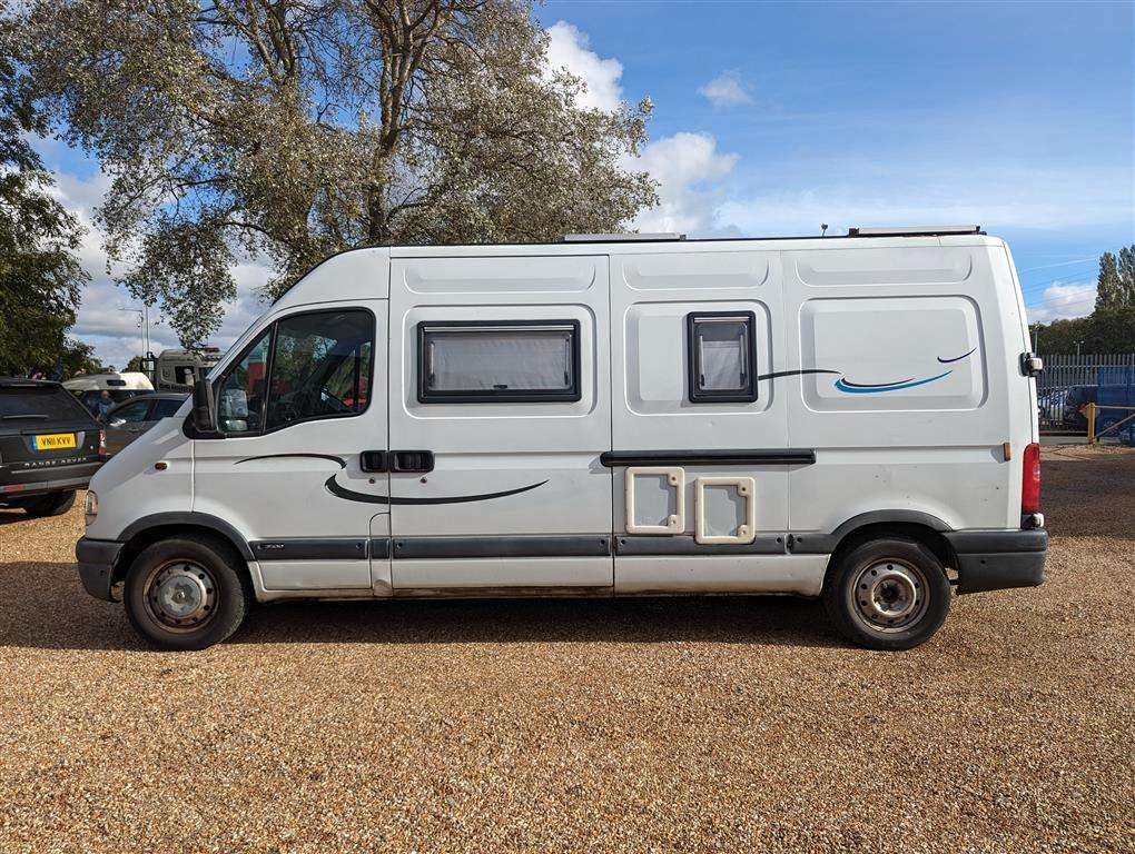 <p>2001 VAUXHALL MOVANO DTI 3500 LWB - DAY VAN</p>