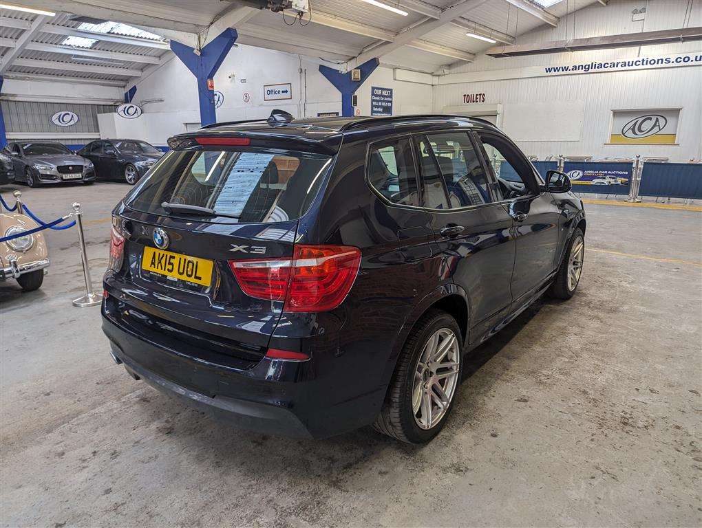 <p>2015 BMW X3 XDRIVE20D M SPORT AUTO</p>