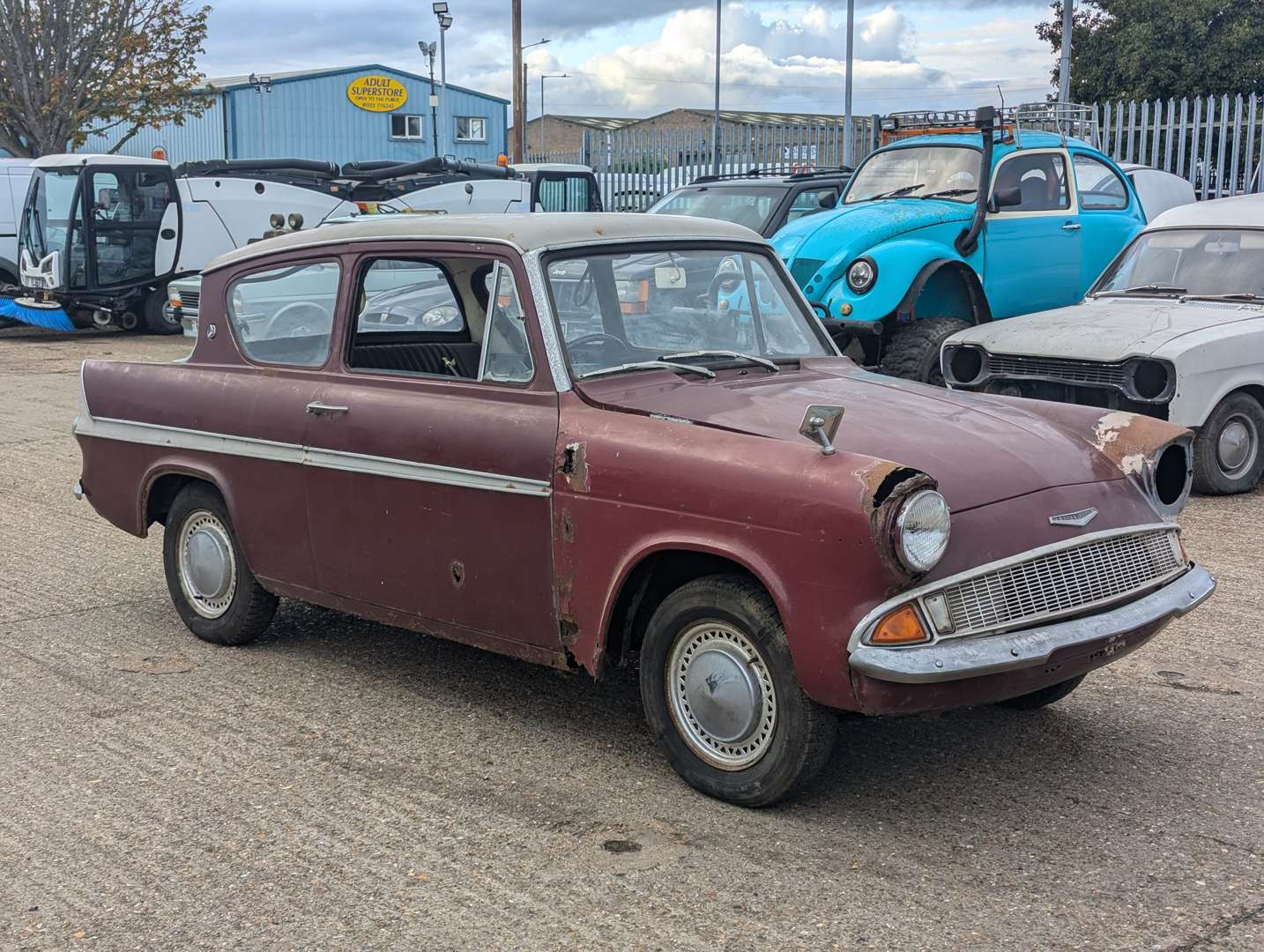 <p>1966 FORD ANGLIA SUPER 123E</p>