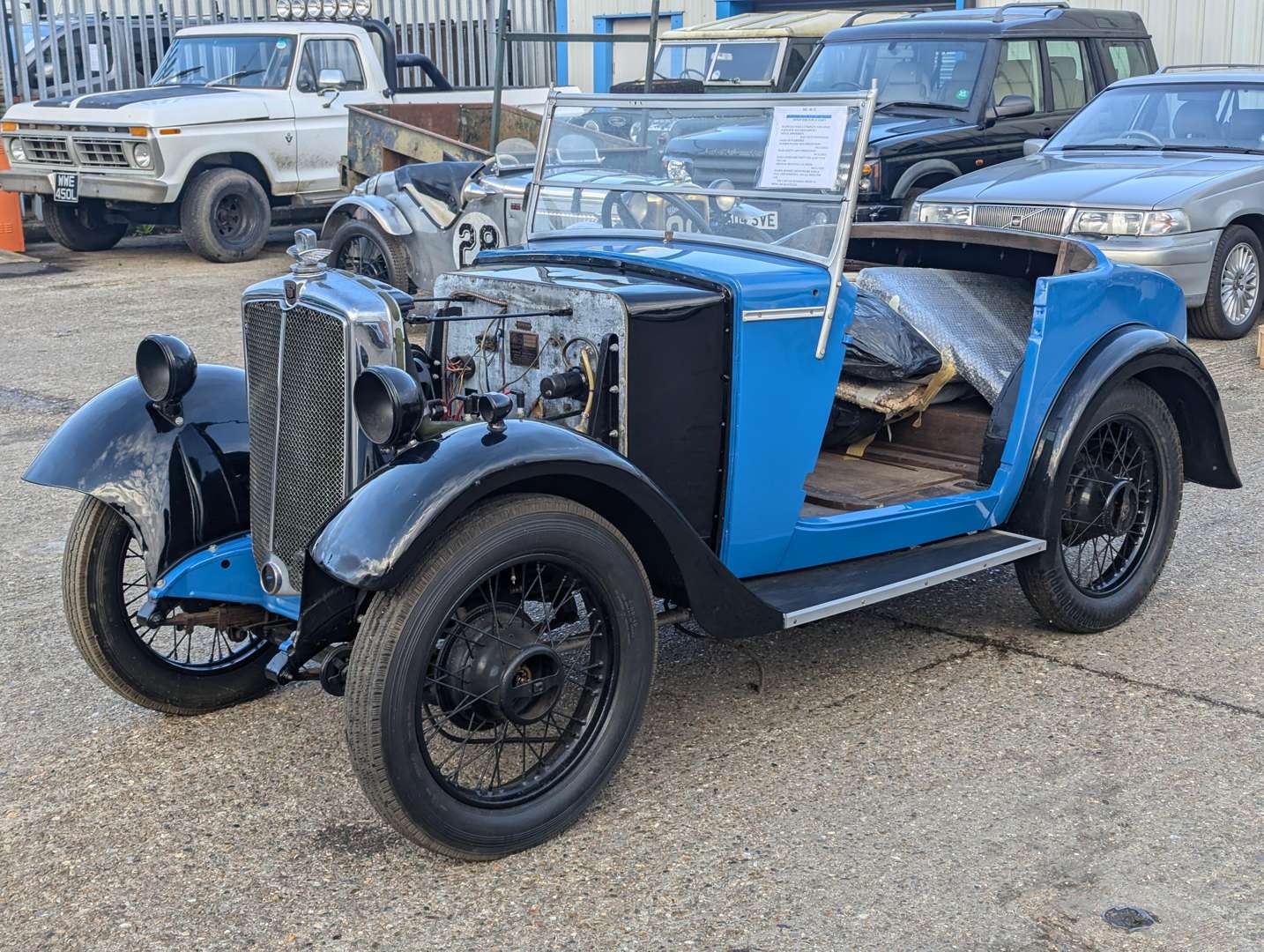 <p>1934 MORRIS MINOR 2 SEATER TOURER&nbsp;</p>