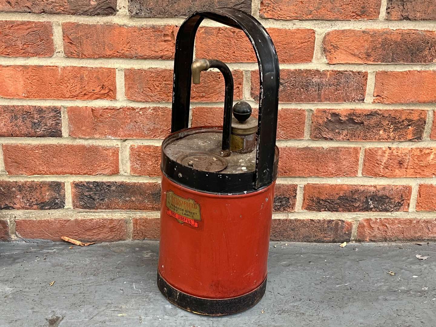 <p>Scofield Vintage Oil Can</p>