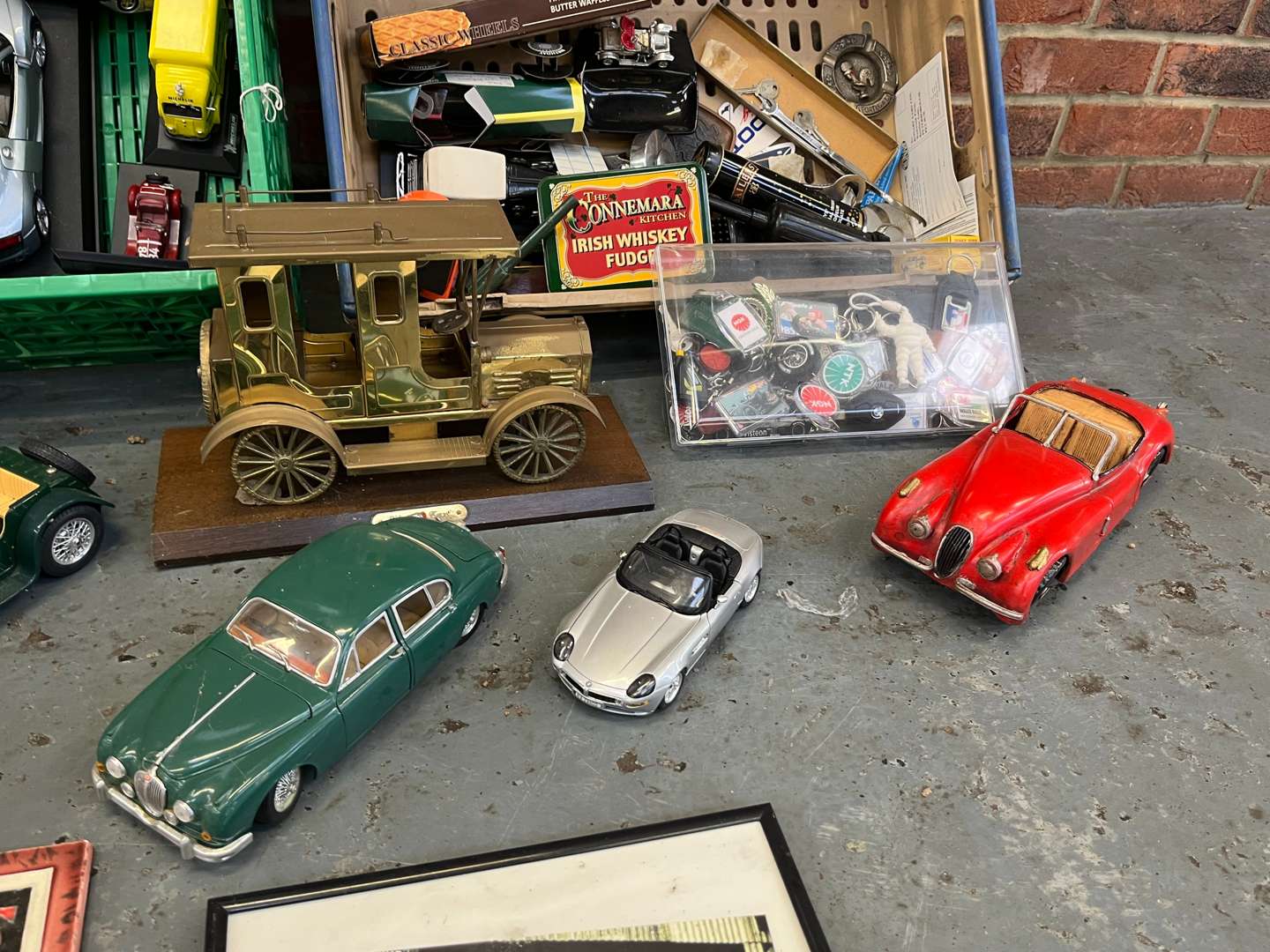 <p>Two Creates Of Model Cars</p>