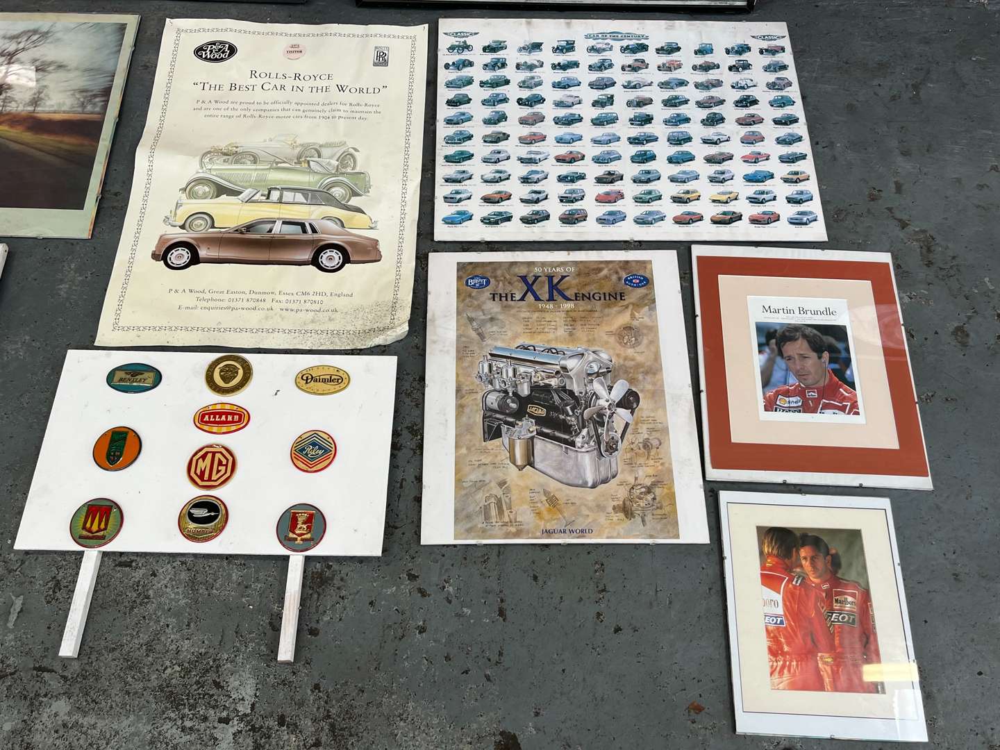 <p>Ten Assorted Motoring Prints&nbsp;</p>