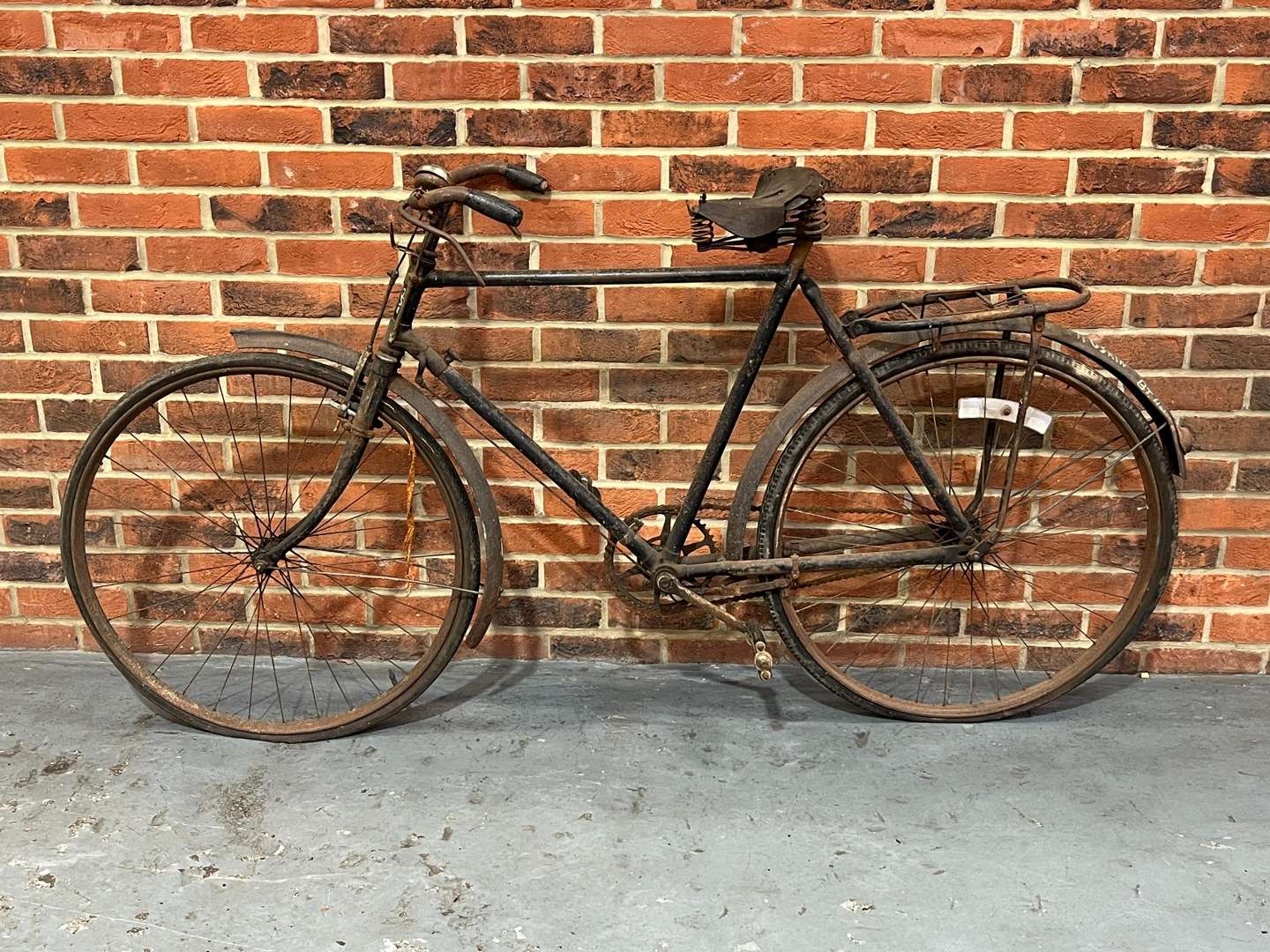 <p>Vintage Bicycle With Rod Brakes</p>