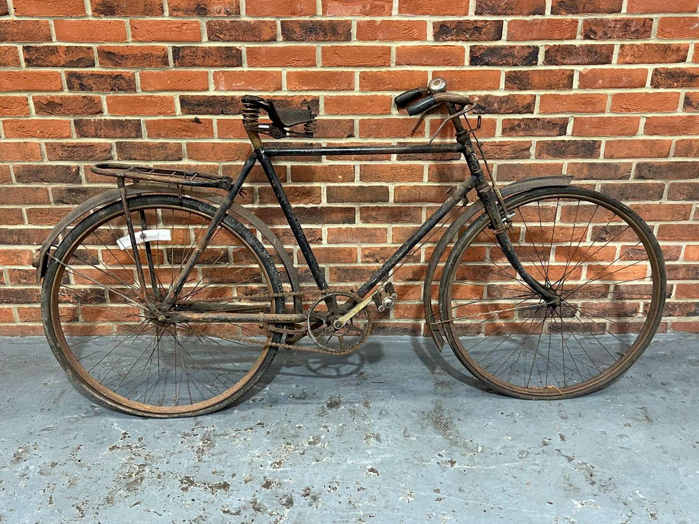 <p>Vintage Bicycle With Rod Brakes</p>