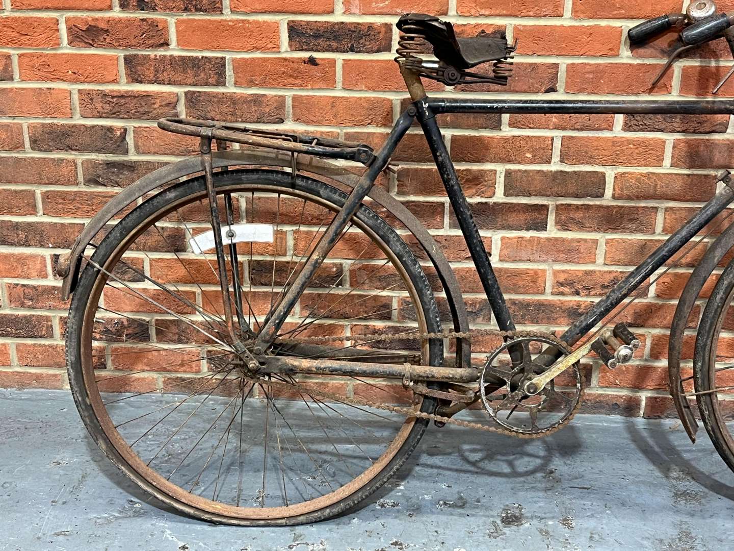 <p>Vintage Bicycle With Rod Brakes</p>