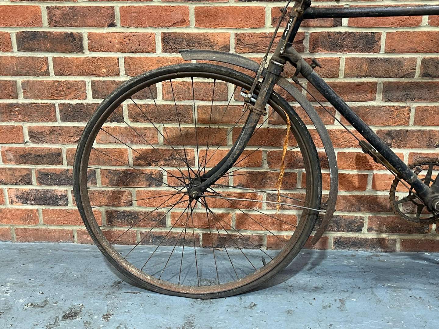 <p>Vintage Bicycle With Rod Brakes</p>