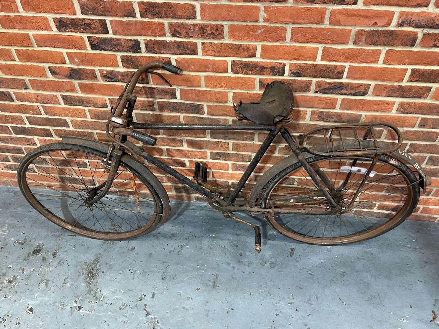 <p>Vintage Bicycle With Rod Brakes</p>