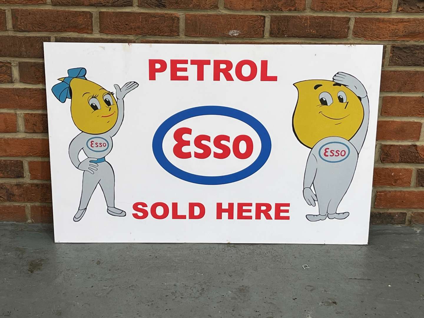 <p>Esso Petrol Sold Here Sign</p>