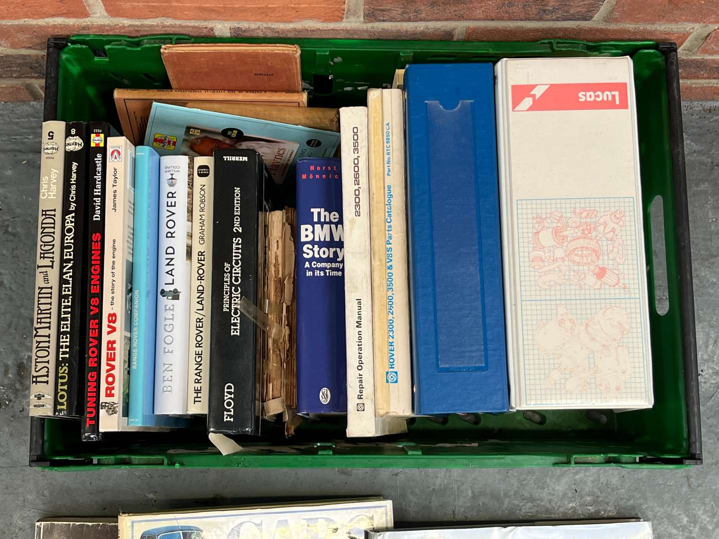 <p>Box of Assorted Manuals&nbsp;</p>