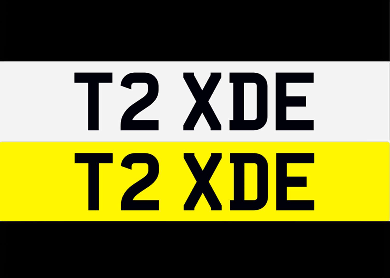 <p>&nbsp; T2 XDE Registration Number</p>