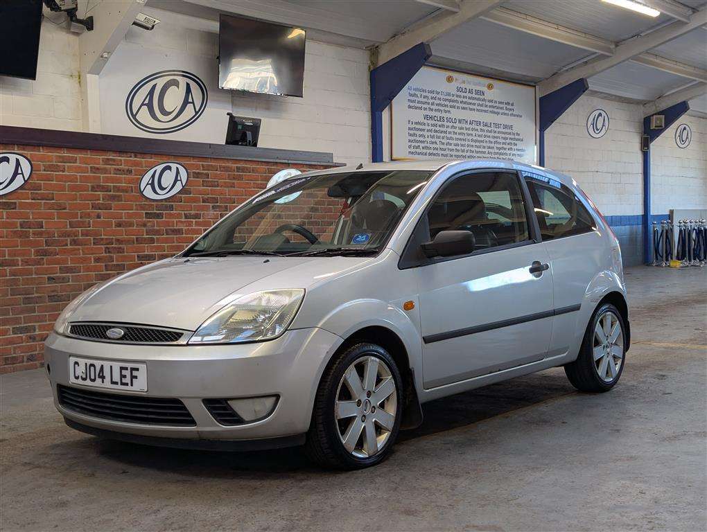 2004 FORD FIESTA SILVER Wednesday 27th November 6pm Anglia Car Auctions