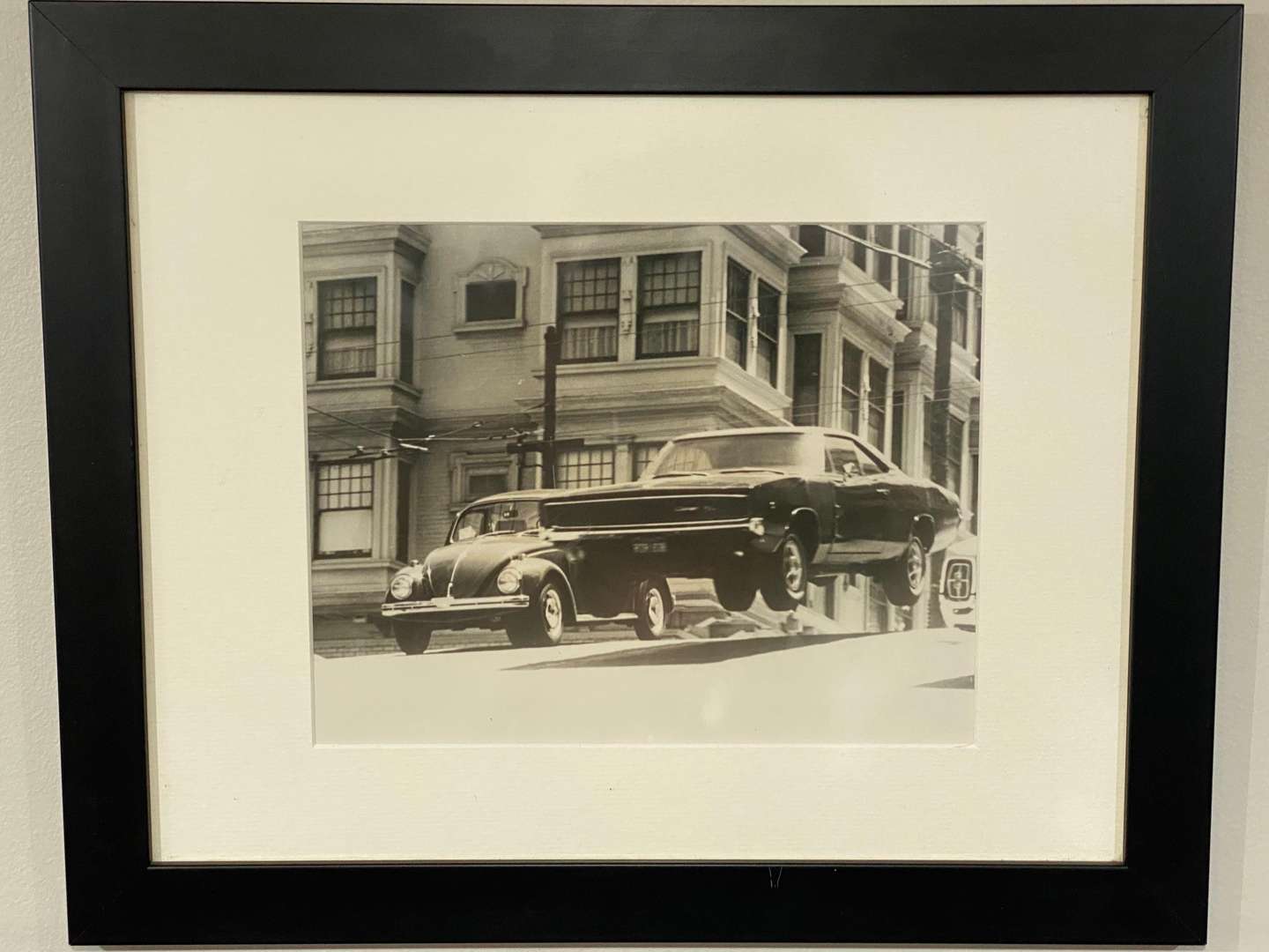 <p>BULLITT (1968) framed black and white photograph</p>