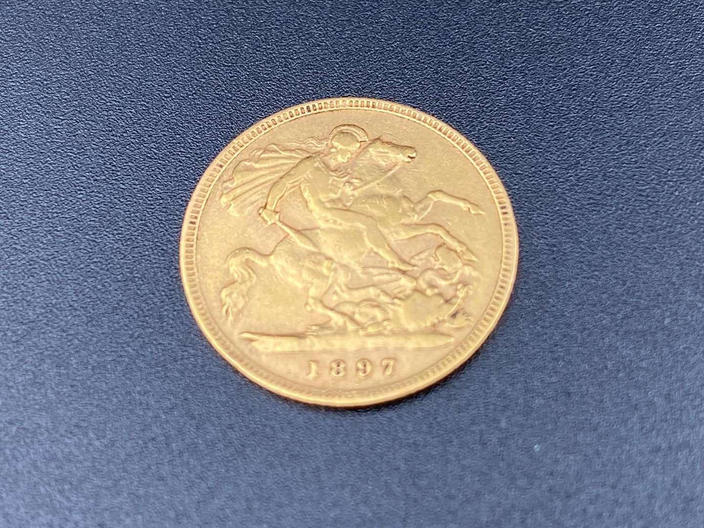 <p>Queen Victoria 1897 half sovereign</p>