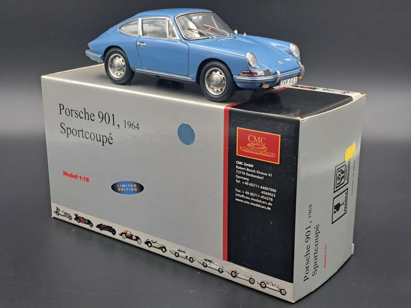 <p>CMC 1964 Porsche 901 1:8 scale</p>