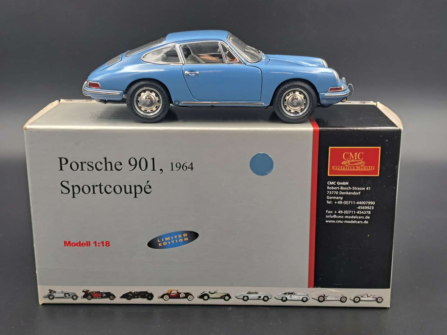 <p>CMC 1964 Porsche 901 1:8 scale</p>