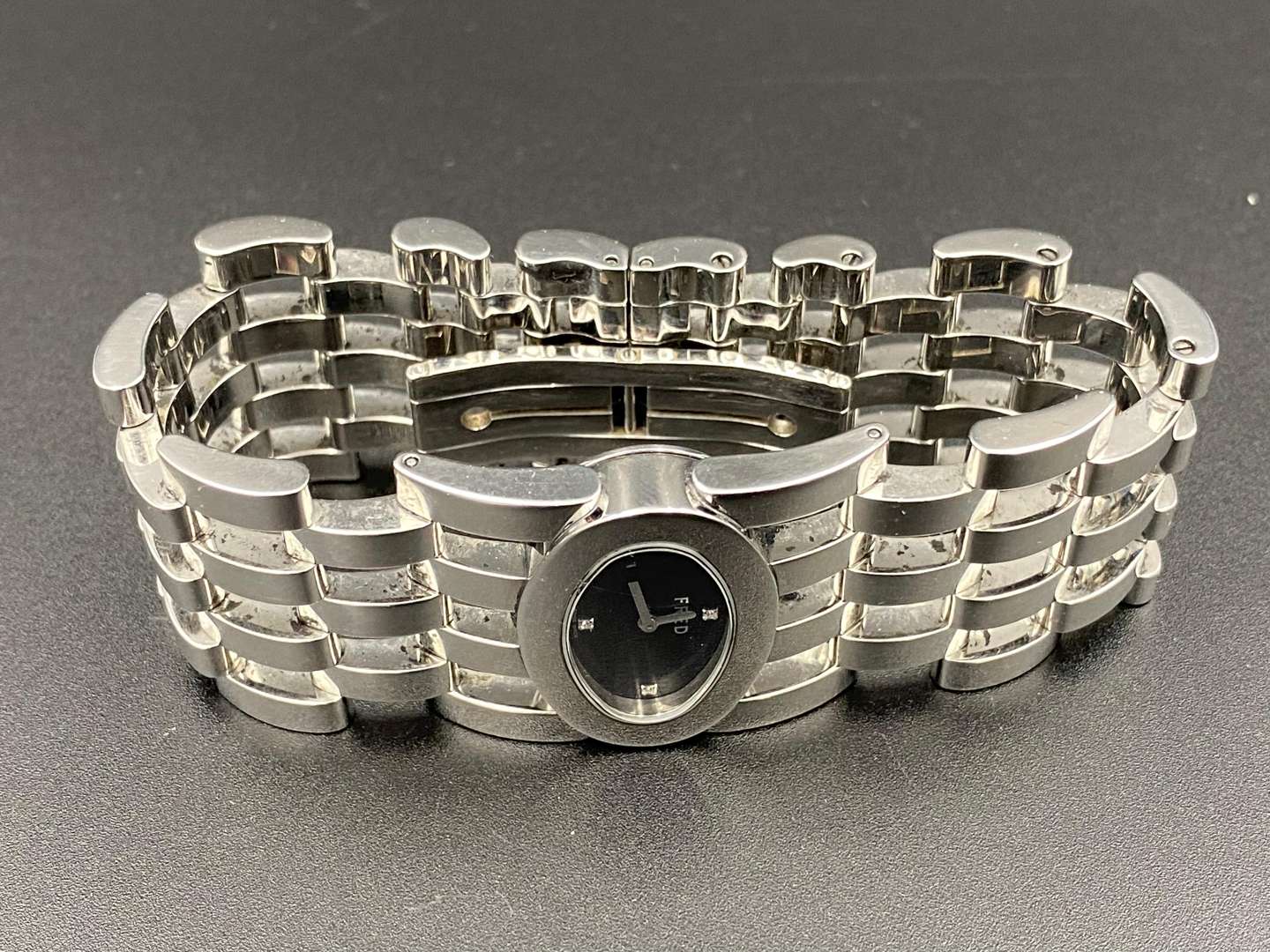 <p>FRED a stainless steel quartz wristwatch</p>