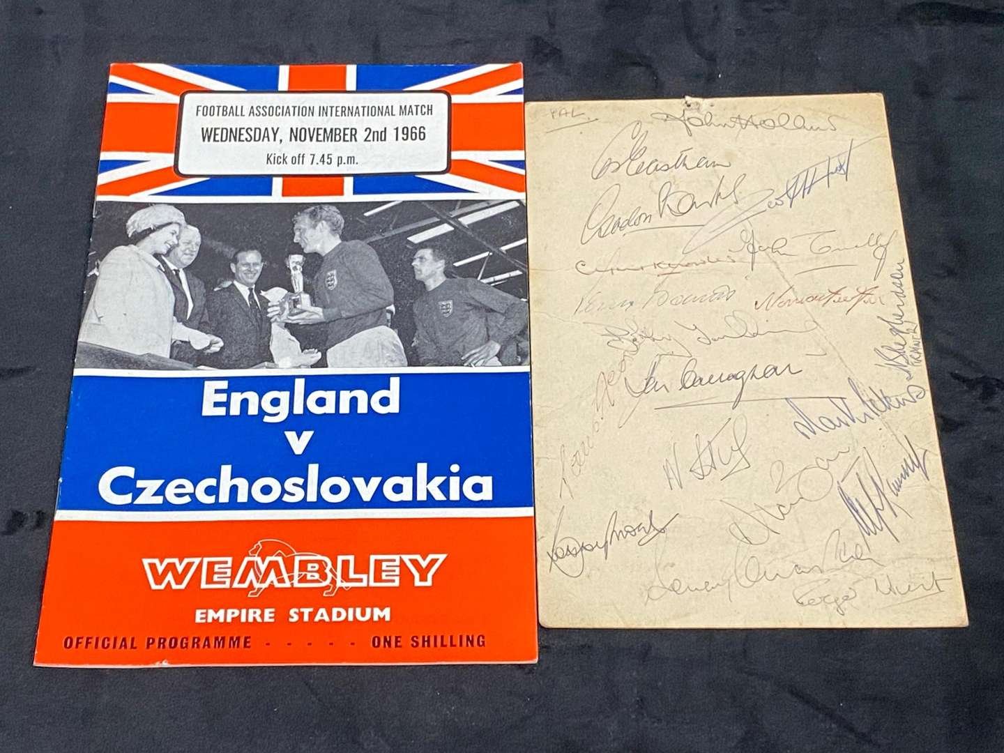 <p>Entered in our April auction selection of classic football programs including 1966 World Cup</p>