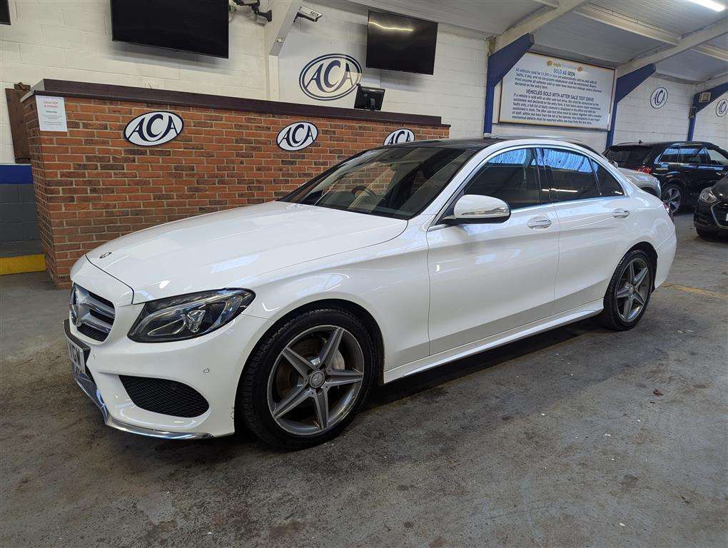 <p>2015 MERCEDES-BENZ C220 AMG LINE PREM + BLUE</p>