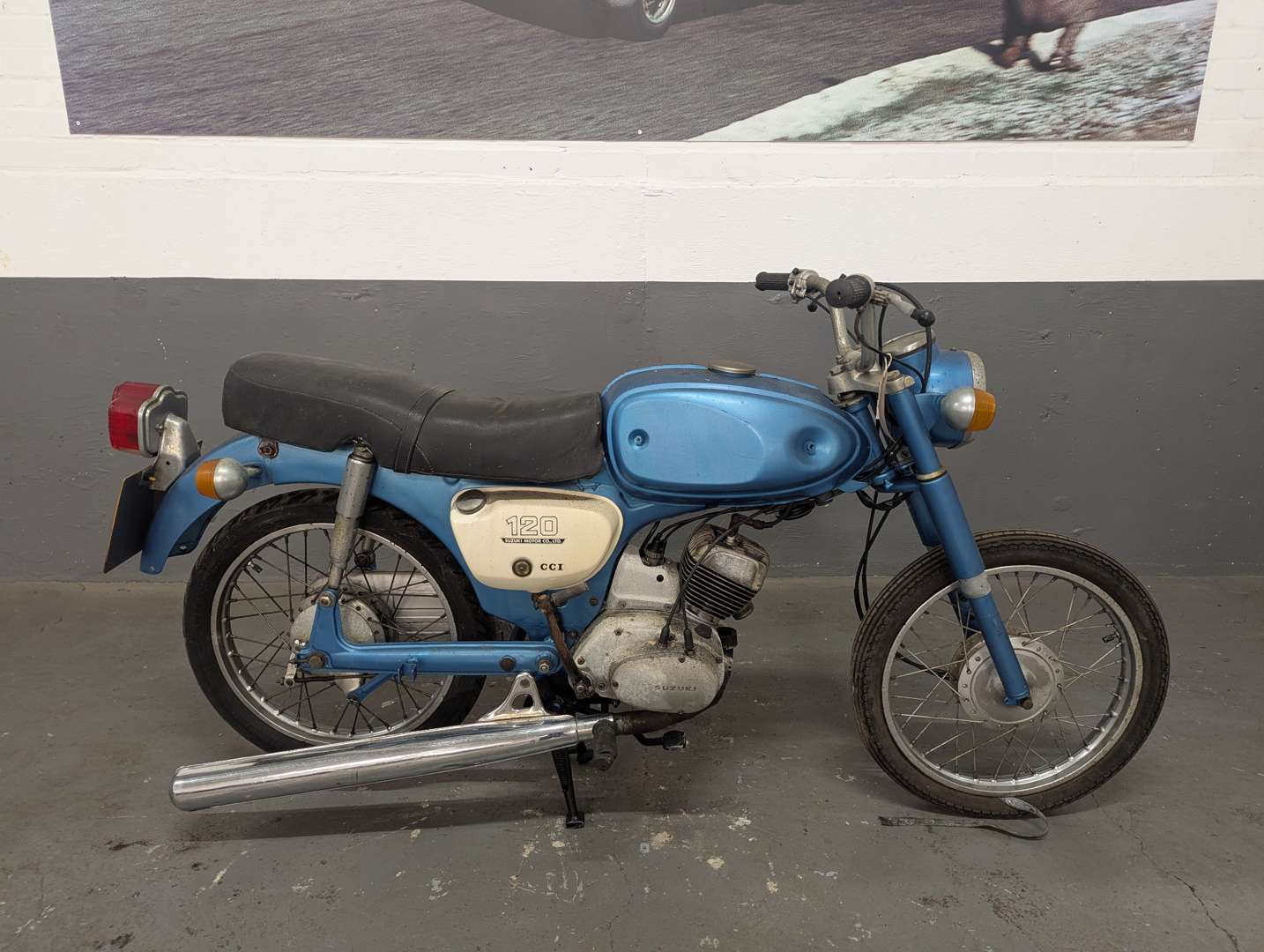 <p>1972 SUZUKI 120 CCI</p>