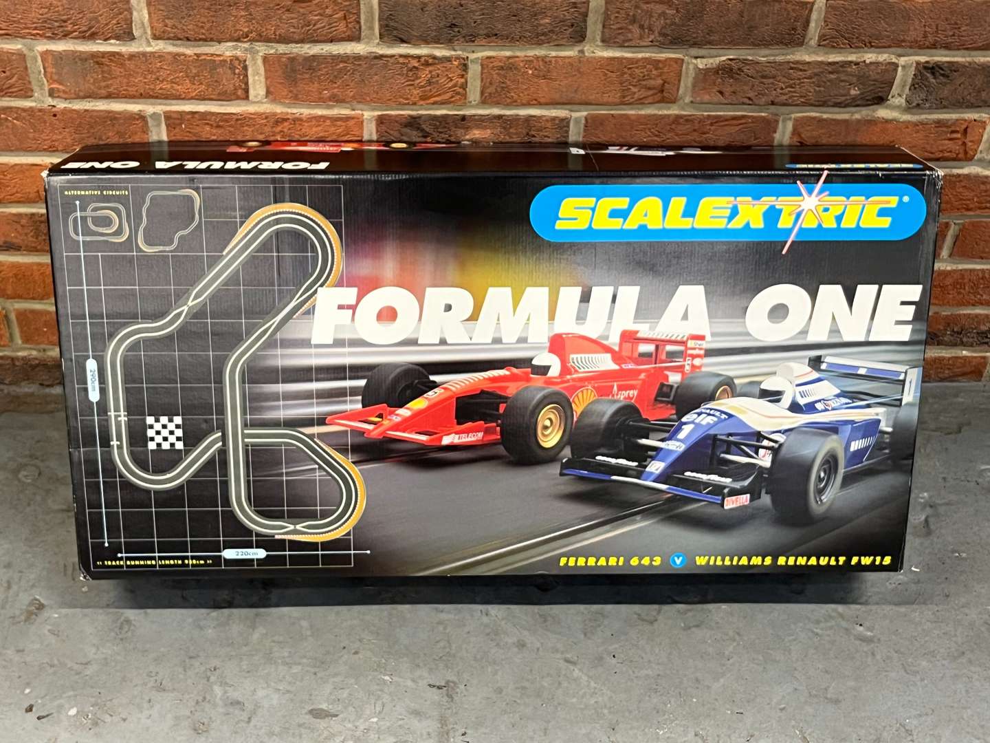 <p>Boxed Formula One Scalextric Set&nbsp;</p>