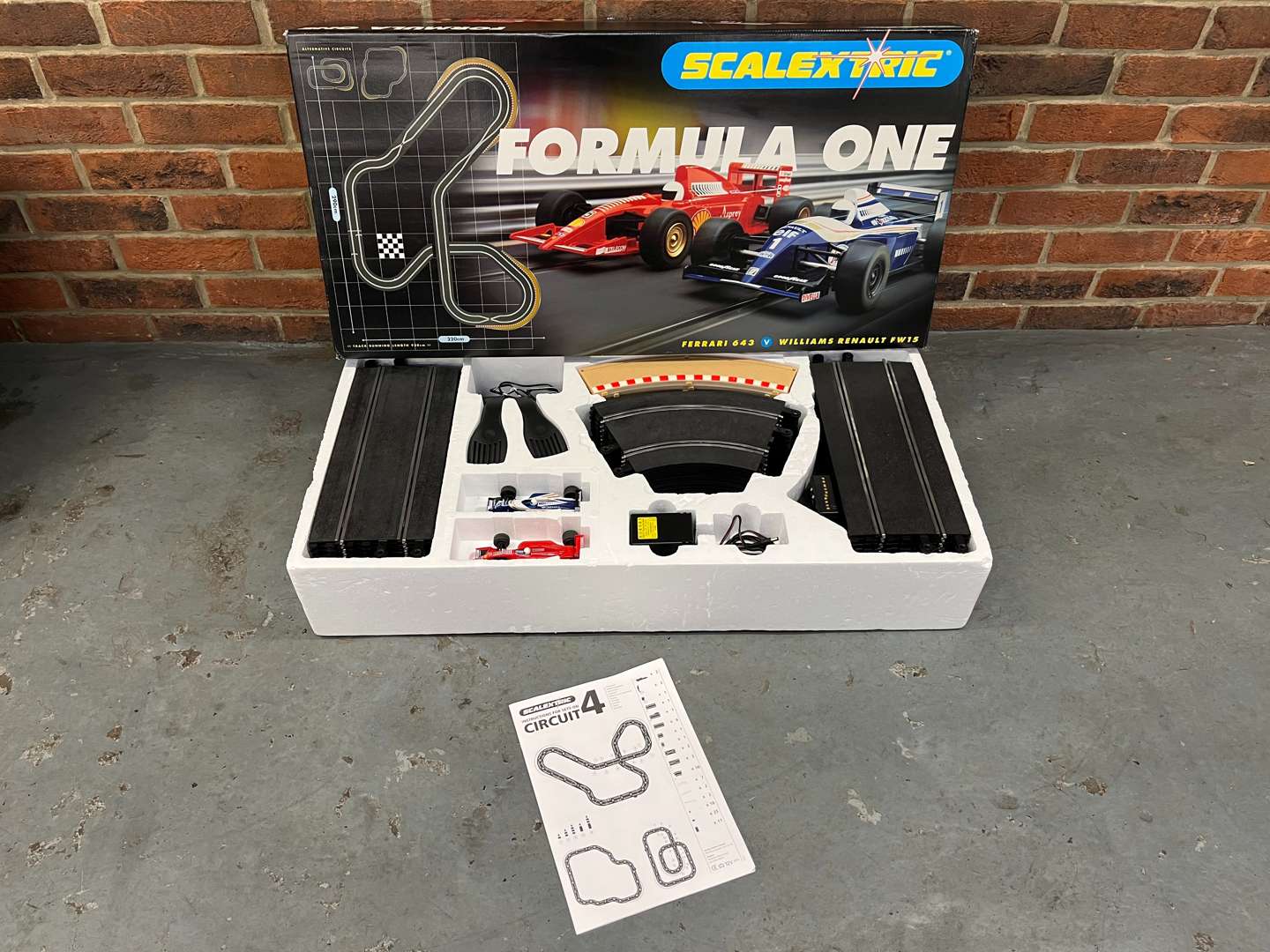 <p>Boxed Formula One Scalextric Set&nbsp;</p>